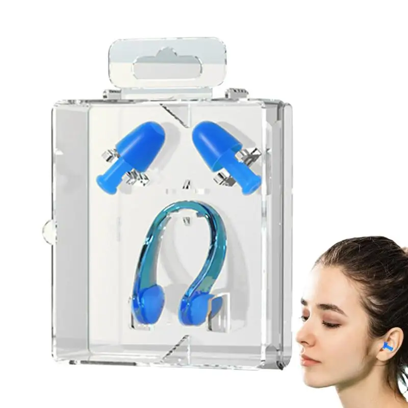 Swimmers Ear Plugs Ear Plugs Nose Plugs Box Package Waterp Resistant Comfortable Reusable Professional Swimming Nose Clip Ear
Swimmers Ear Plugs Ear Plugs Nose Plugs Box Package Waterp Resistant Comfortable Reusable Professional Swimming Nose Clip Ear