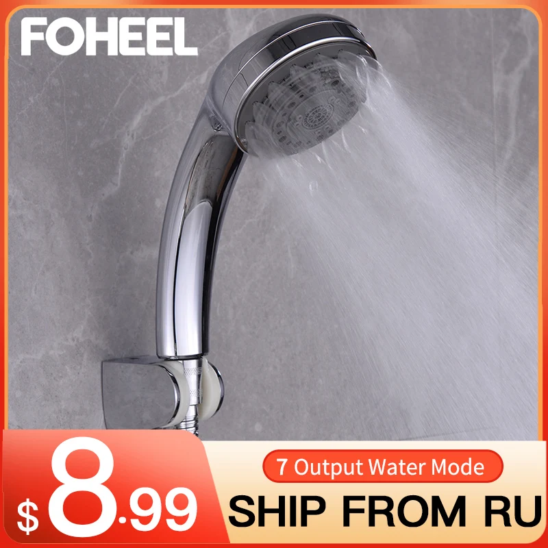 FOHEEL Adjustable 7 Modes High Pressure Shower Head Water Saving SPA Family House Bathroom Necessories Multifunctional Use
FOHEEL Adjustable 7 Modes High Pressure Shower Head Water Saving SPA Family House Bathroom Necessories Multifunctional Use