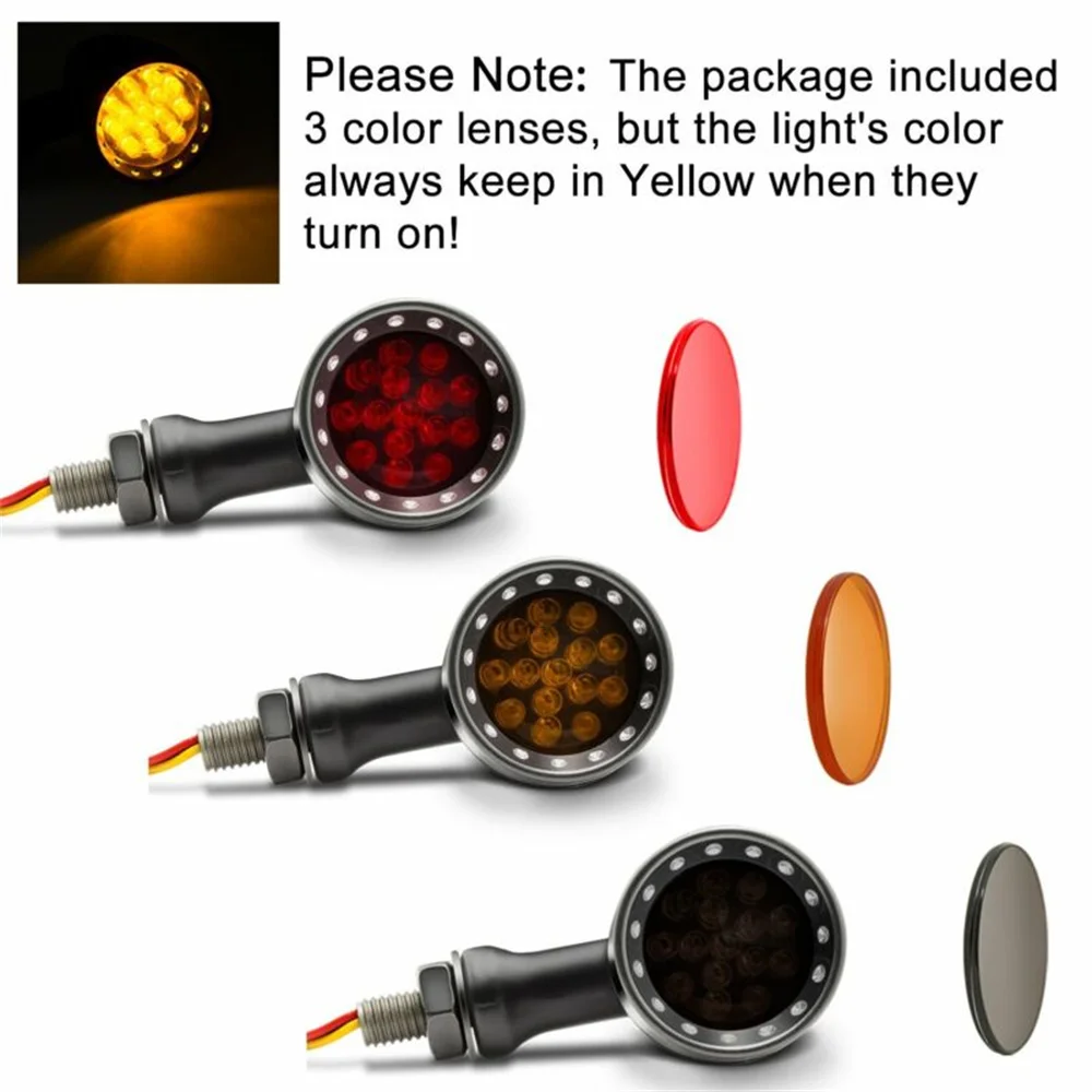 Motorcycle Turn Signal Light Amber Indicator Light Retro Motorbike Blinker Lamp For Honda Suzuki Boulevard C50 M50 C90 4pcs
Motorcycle Turn Signal Light Amber Indicator Light Retro Motorbike Blinker Lamp For Honda Suzuki Boulevard C50 M50 C90 4pcs