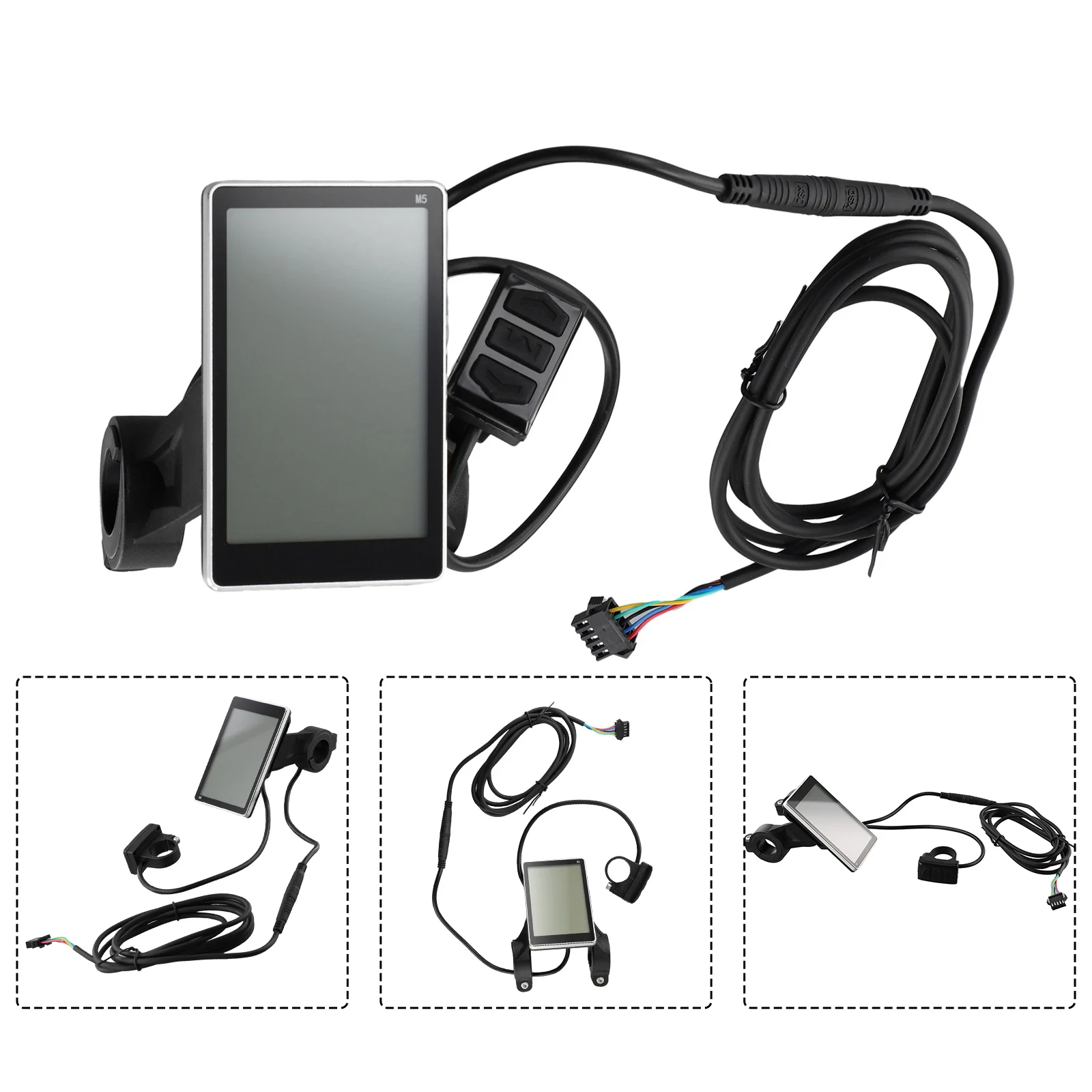 5pin M5 Display LCD Display M5 Power + Screen Speedmeter With With Control Accessories E-Bike 1pc.Accessories 2M
5pin M5 Display LCD Display M5 Power + Screen Speedmeter With With Control Accessories E-Bike 1pc.Accessories 2M