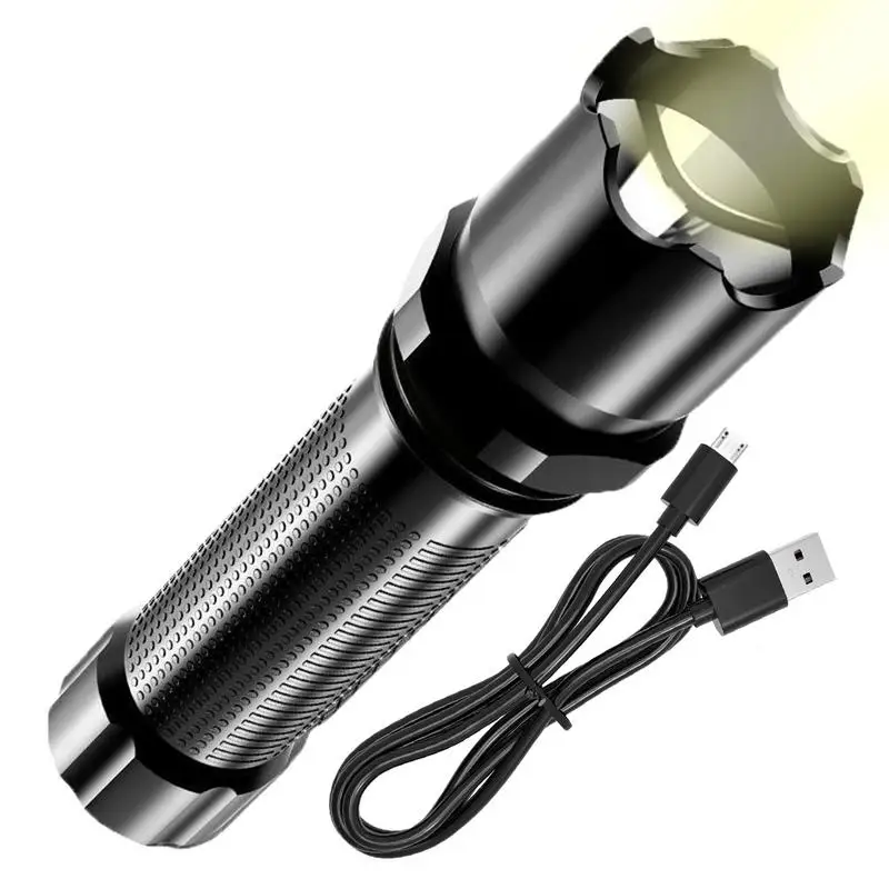 

Rechargeable Led Flashlights Waterproof Pocket Torch For Outdoor Hand Flashlight Rechargeable Mini Portable Powerful High Lumen