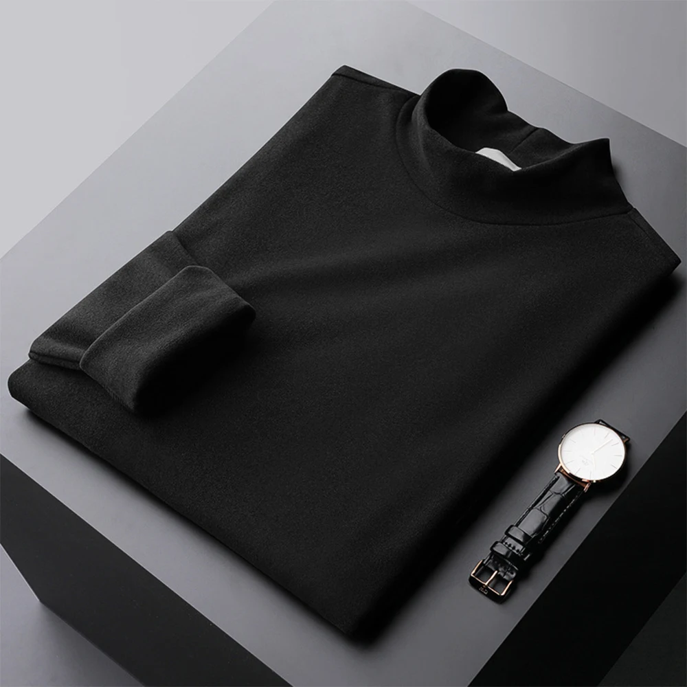 Men's Thermal Underwear Top Turtleneck PulloverSolid Long Sleeve Long John Jumper Top Winter Warm Casual Slim Fit T-Shirts A50
Men's Thermal Underwear Top Turtleneck PulloverSolid Long Sleeve Long John Jumper Top Winter Warm Casual Slim Fit T-Shirts A50