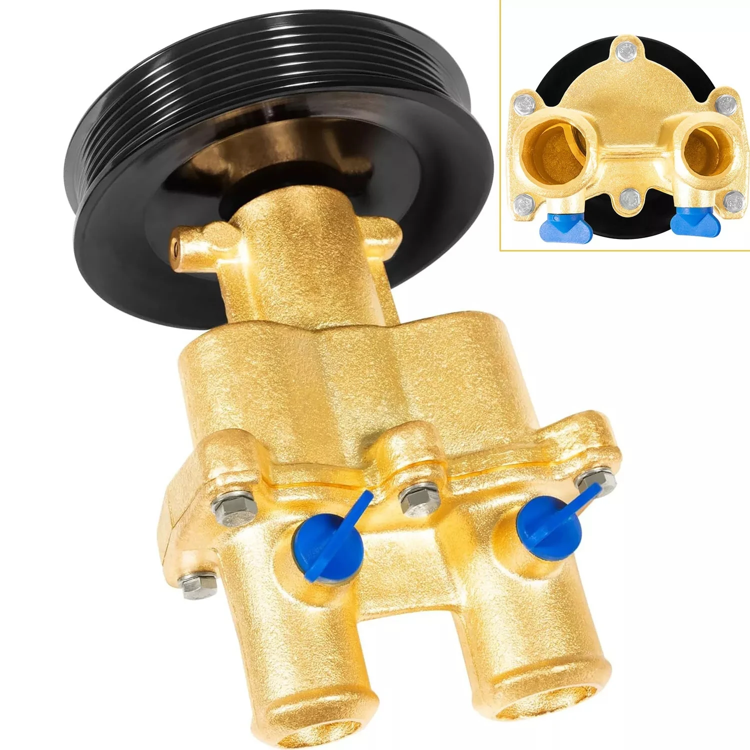 Brass Raw Sea Water Pump Kit For Mercury Mercruiser Quicksilver 4.3, 5.0, 5.7, 6.2 Replace# 8M0139995, 8M0137216, 46-862914T10
Brass Raw Sea Water Pump Kit For Mercury Mercruiser Quicksilver 4.3, 5.0, 5.7, 6.2 Replace# 8M0139995, 8M0137216, 46-862914T10