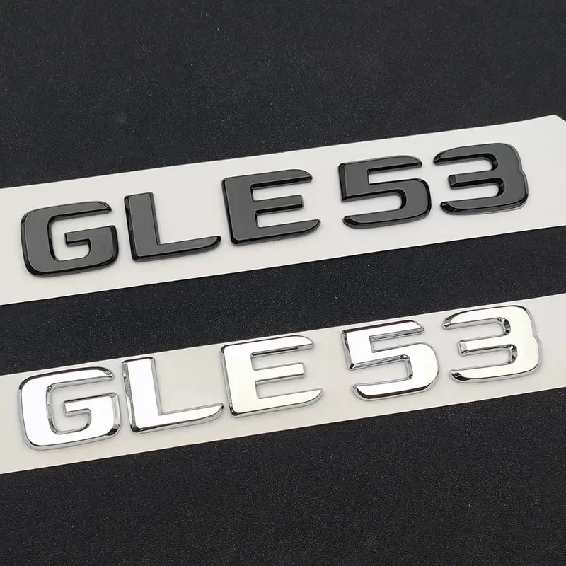 ABS 3D Glossy Black Chrome Car Sticker Rear Trunk Letters Badge For Mercedes GLE53 AMG W167 W166 Emblem Logo Auto Accessories
ABS 3D Glossy Black Chrome Car Sticker Rear Trunk Letters Badge For Mercedes GLE53 AMG W167 W166 Emblem Logo Auto Accessories
