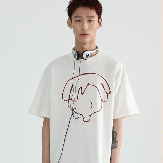 Fashion simplicity personality cartoon avatar printed T shirt summer creativity y2k street hip hop couple loose sports T shirt
Fashion simplicity personality cartoon avatar printed T shirt summer creativity y2k street hip hop couple loose sports T shirt
