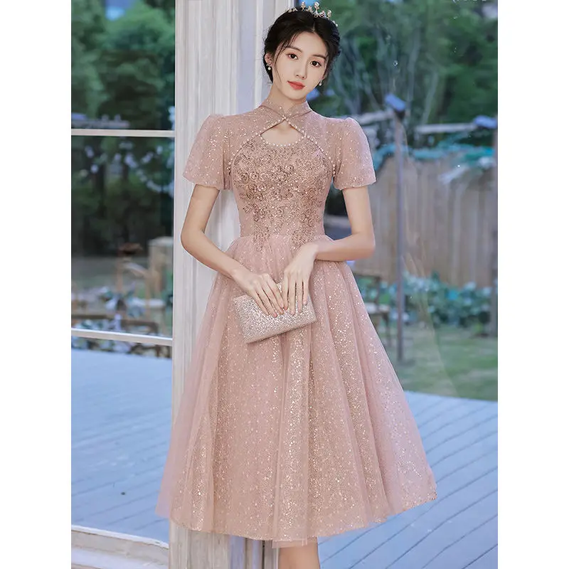 Women's Sequin Fluffy Dress Women's Summer 2022 Plus Size Marry Skirt Party Dresses Sukienka Chic Woman Evening Dress Clothing 
Women's Sequin Fluffy Dress Women's Summer 2022 Plus Size Marry Skirt Party Dresses Sukienka Chic Woman Evening Dress Clothing