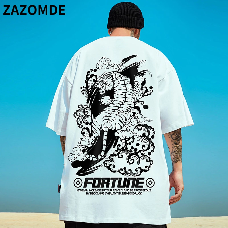 ZAZOMDE 2022 Men T-shirt High Street Hip Hop T Shirt O Neck Tiger Print Couple Tee Harajuku Casual Loose Streetwear Men Clothes
ZAZOMDE 2022 Men T-shirt High Street Hip Hop T Shirt O Neck Tiger Print Couple Tee Harajuku Casual Loose Streetwear Men Clothes