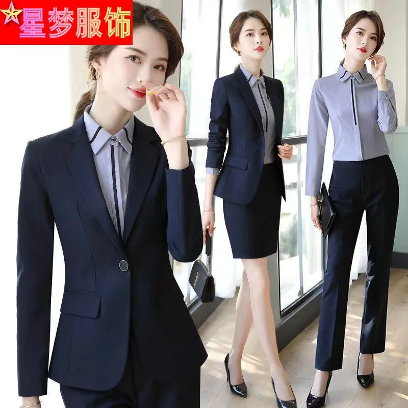 9822 Temperament Business Women's Clothing Formal Wear Spring and Autumn Suit Jacket College Student Interview Suit Work Clothes
9822 Temperament Business Women's Clothing Formal Wear Spring and Autumn Suit Jacket College Student Interview Suit Work Clothes