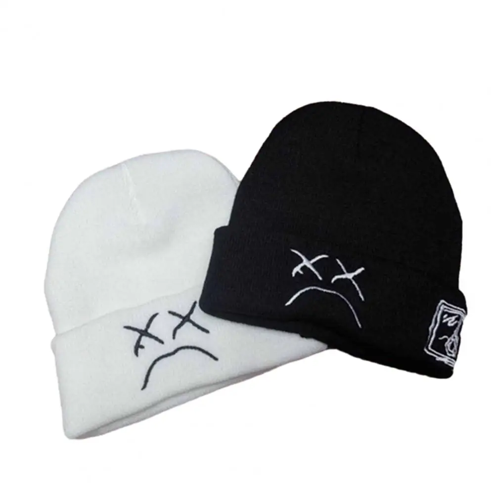 Unisex Knitted Hat Hop Style Winter Knitting Hat with Expression Embroidery Warm Woolen Beanie for Women Men Men Women Knitted
Unisex Knitted Hat Hop Style Winter Knitting Hat with Expression Embroidery Warm Woolen Beanie for Women Men Men Women Knitted
