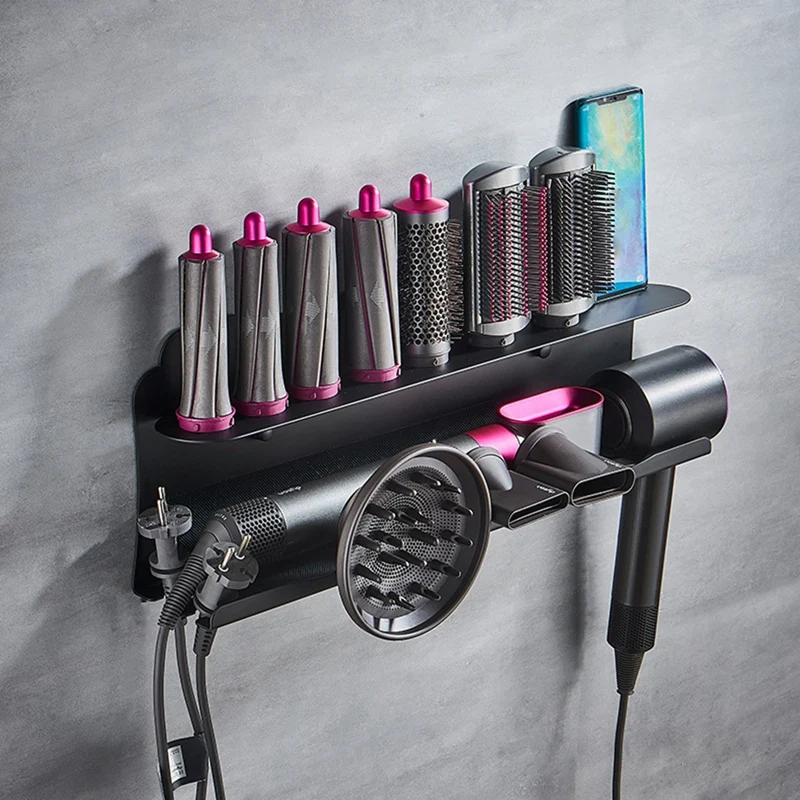 Wall Mount Holder For Dyson Airwrap Styler Organizer Stand Storage Rack For Curling Wand Barrels Brushes For Bathroom
Wall Mount Holder For Dyson Airwrap Styler Organizer Stand Storage Rack For Curling Wand Barrels Brushes For Bathroom