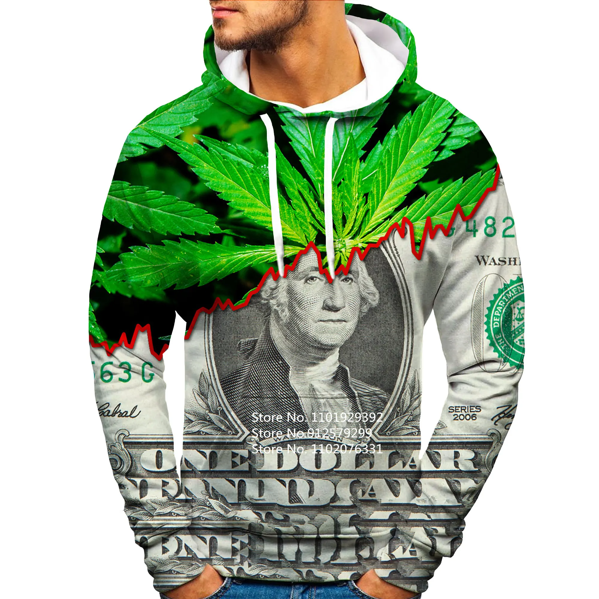 Men/Women Street Gothic Tobacco Weeds 3D Hoodie Green Leaves and Dollar Printing Sweatshirts Funny Harajuku Pullover
Men/Women Street Gothic Tobacco Weeds 3D Hoodie Green Leaves and Dollar Printing Sweatshirts Funny Harajuku Pullover