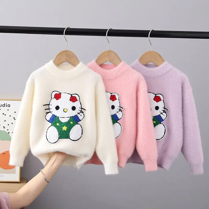 Hello Kitty Sanrio Kawaii Anime New Thick Warm Sweater Autumn Winter Cute Cartoon Fleece Knit Shirt Hoodie Clothes Kids Toys
Hello Kitty Sanrio Kawaii Anime New Thick Warm Sweater Autumn Winter Cute Cartoon Fleece Knit Shirt Hoodie Clothes Kids Toys