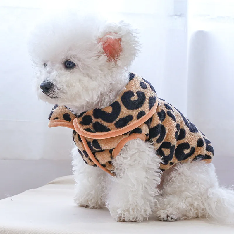 Pet Leopard Print Vest Autumn Winter Medium Small Dog Clothes Warm Wool Fashion Coat Kitten Puppy Jacket Chihuahua Yorkshire
Pet Leopard Print Vest Autumn Winter Medium Small Dog Clothes Warm Wool Fashion Coat Kitten Puppy Jacket Chihuahua Yorkshire