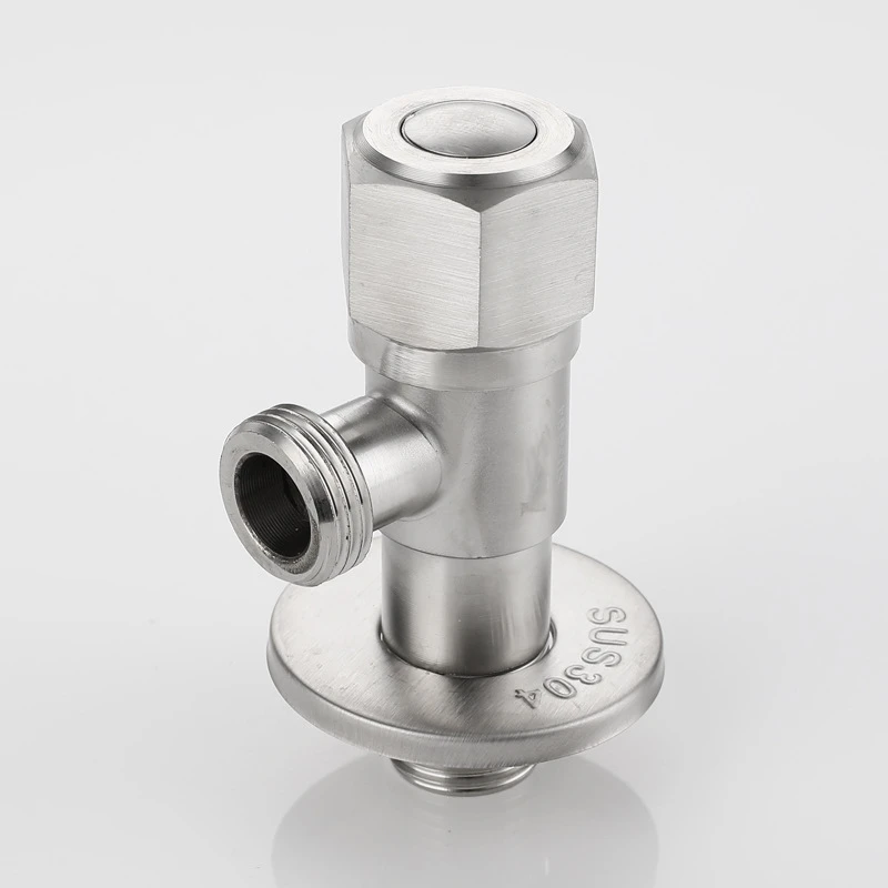 1PC 304 Stainless Steel Triangle Valve Hex Wheel Cold/Hot G1/2' Water Heater Bathroom Toilet Corner Valve Water Stop Valve
1PC 304 Stainless Steel Triangle Valve Hex Wheel Cold/Hot G1/2' Water Heater Bathroom Toilet Corner Valve Water Stop Valve