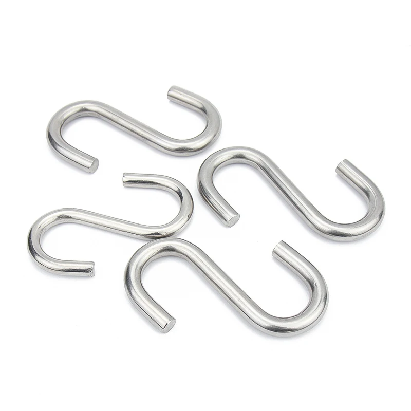 10pcs Stainless Steel S-Shape Hook Kitchen Bedroom Multi-function Railing S Hanger Hook Clasp Holder Hooks Hanging Storage Tools
10pcs Stainless Steel S-Shape Hook Kitchen Bedroom Multi-function Railing S Hanger Hook Clasp Holder Hooks Hanging Storage Tools