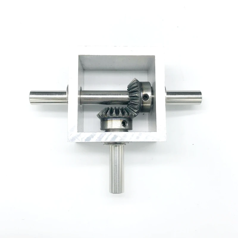 90 Degree Bevel Gear Right Angle Commutator Small Gear Box 1:1 Corner Mechanical Transmission Module Shaft Diameter 10mm
90 Degree Bevel Gear Right Angle Commutator Small Gear Box 1:1 Corner Mechanical Transmission Module Shaft Diameter 10mm