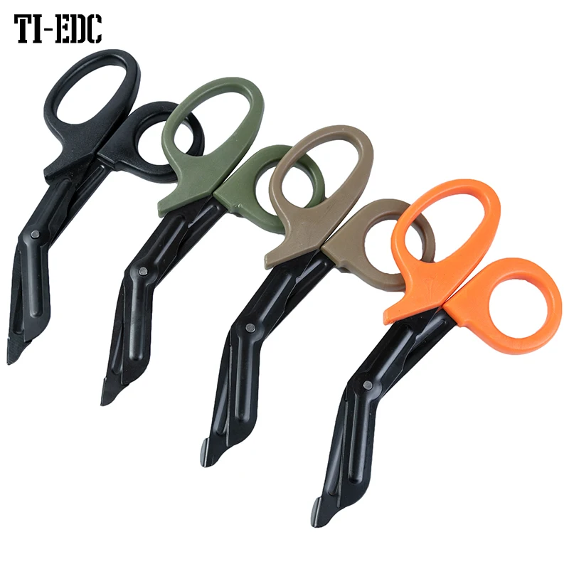 Medical Rescue Scissors Plastic Handle Stainless Steel Wound Gauze First Aid Practical Outdoor Nurse Scissor
Medical Rescue Scissors Plastic Handle Stainless Steel Wound Gauze First Aid Practical Outdoor Nurse Scissor
