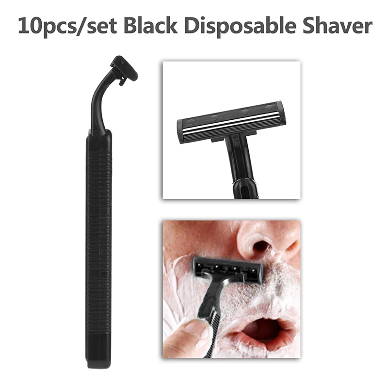 10 Pcs Two Blade Razor Disposable Razor For Men Stainless Steel Razor Blade Plastic Handle
10 Pcs Two Blade Razor Disposable Razor For Men Stainless Steel Razor Blade Plastic Handle