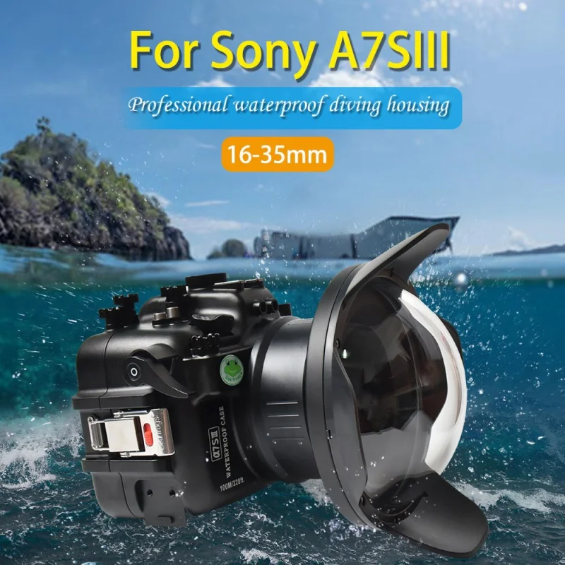 Seafrogs Pre-Order IPX8 100meter Waterproof Aluminum Alloy Housing With Vacuum Pump System For Sony A7SIII A7S III A7S3 Diving
Seafrogs Pre-Order IPX8 100meter Waterproof Aluminum Alloy Housing With Vacuum Pump System For Sony A7SIII A7S III A7S3 Diving