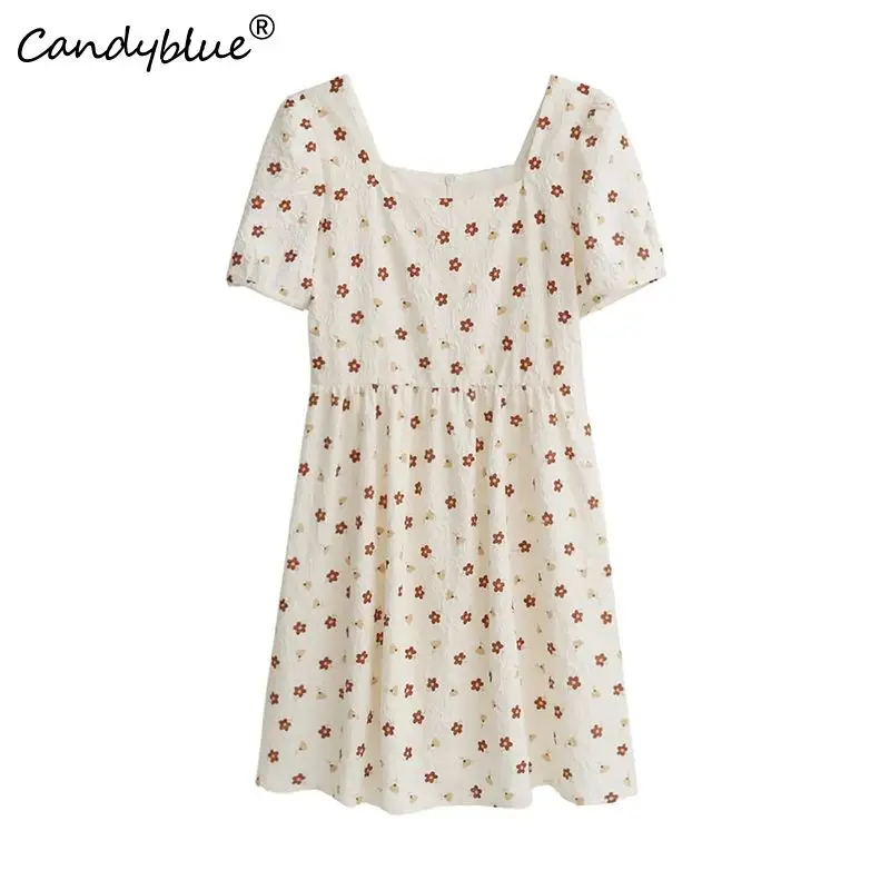 2023 Summer New French Broken Flower Square Collar Dress Vintage Versatility Puff Sleeve A-line Skirt Casual Women's Dresses
2023 Summer New French Broken Flower Square Collar Dress Vintage Versatility Puff Sleeve A-line Skirt Casual Women's Dresses