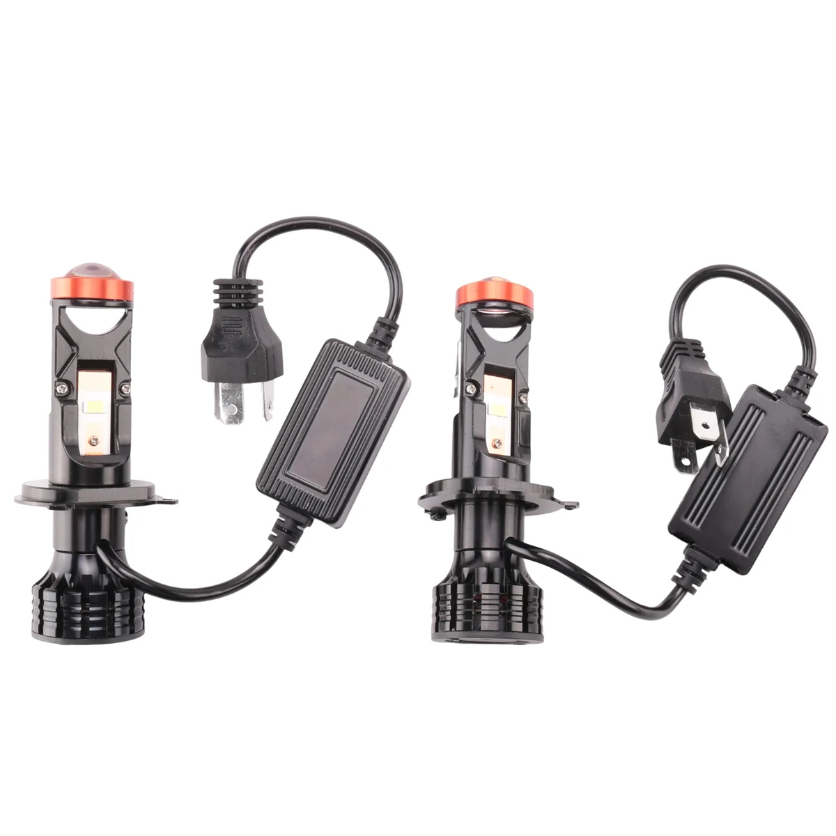 H4 LED Mini Projector 3D Lens 90W 25000LM Motorcycle Headlight Automobile Bulb Conversion Kit Hi/Lo Beam
H4 LED Mini Projector 3D Lens 90W 25000LM Motorcycle Headlight Automobile Bulb Conversion Kit Hi/Lo Beam
