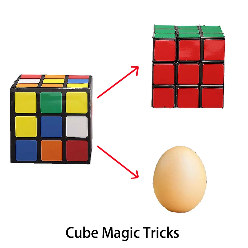 

Triple Cube Magic Tricks Instant Restore Magic Set Illusion Cube Magic Disappear Close Up Stage Street Magic Props Gimmick