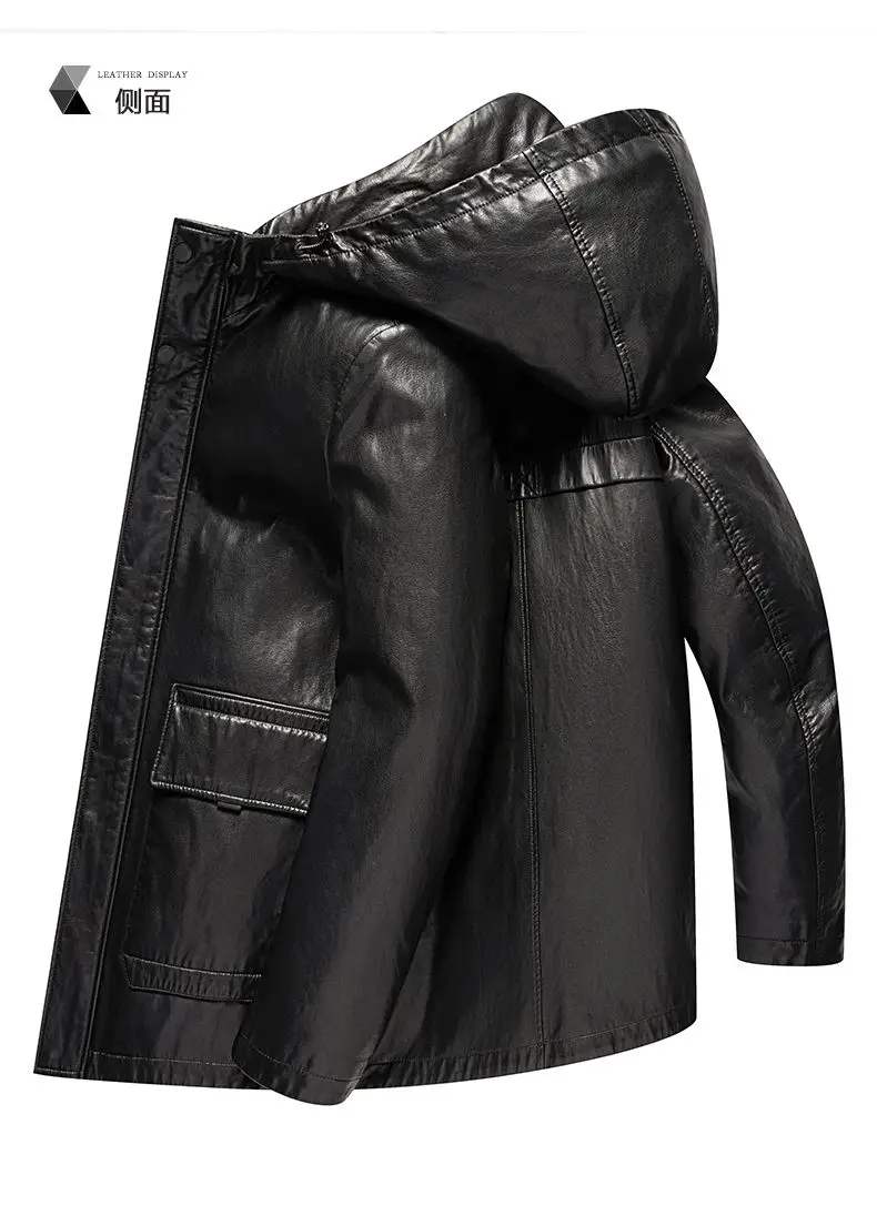 Men's Genuine Leather Jacket Hooded Down Jacket Coat Man Sheepskin Coat Windbreaker Male Winter Puffer Jacket Men Duck Down Coat 14 Mallzona Sa660f3e4e1ec4bf5853a92d8f399361fq Men's Genuine Leather Jacket Hooded Down Jacket Coat Man Sheepskin Coat Windbreaker Male Winter Puffer Jacket Men Duck Down Coat Mallzona