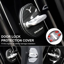 Car-Styling Car Door Lock Cover Auto Emblems Case 1:1 Perfect Fit Door Lock Carbon Fiber Cover for Tesla Model 3 Model Y
Car-Styling Car Door Lock Cover Auto Emblems Case 1:1 Perfect Fit Door Lock Carbon Fiber Cover for Tesla Model 3 Model Y