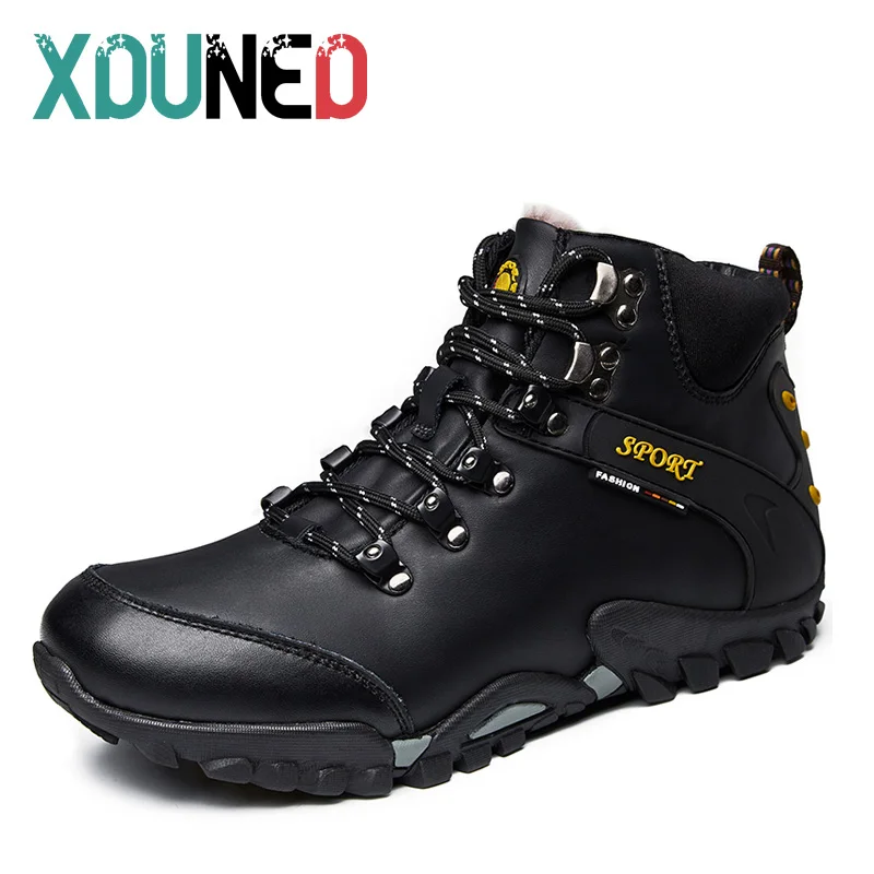 2023 Brand Men Hiking Shoes Waterproof Tactical Boots Outdoor Climbing Sneaker Winter Warm Trekking shoe High-top Plus Velvet 
2023 Brand Men Hiking Shoes Waterproof Tactical Boots Outdoor Climbing Sneaker Winter Warm Trekking shoe High-top Plus Velvet