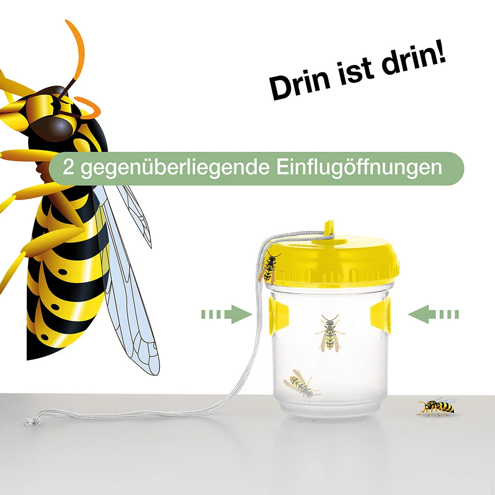 Lure Wasp Traps Wasp Trap 13 Cm 3pcs/set Against Bees Hornets Attractant Defense Hanging Plastic Protection High Quality
Lure Wasp Traps Wasp Trap 13 Cm 3pcs/set Against Bees Hornets Attractant Defense Hanging Plastic Protection High Quality