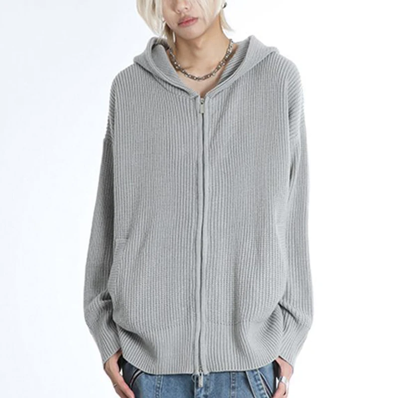 Autumn Winter Vintage Solid Color Hooded Cardigan Sweater Hombre Casual Fashion Zipper Knitting Jacket Male Coat Men's Clothing
Autumn Winter Vintage Solid Color Hooded Cardigan Sweater Hombre Casual Fashion Zipper Knitting Jacket Male Coat Men's Clothing