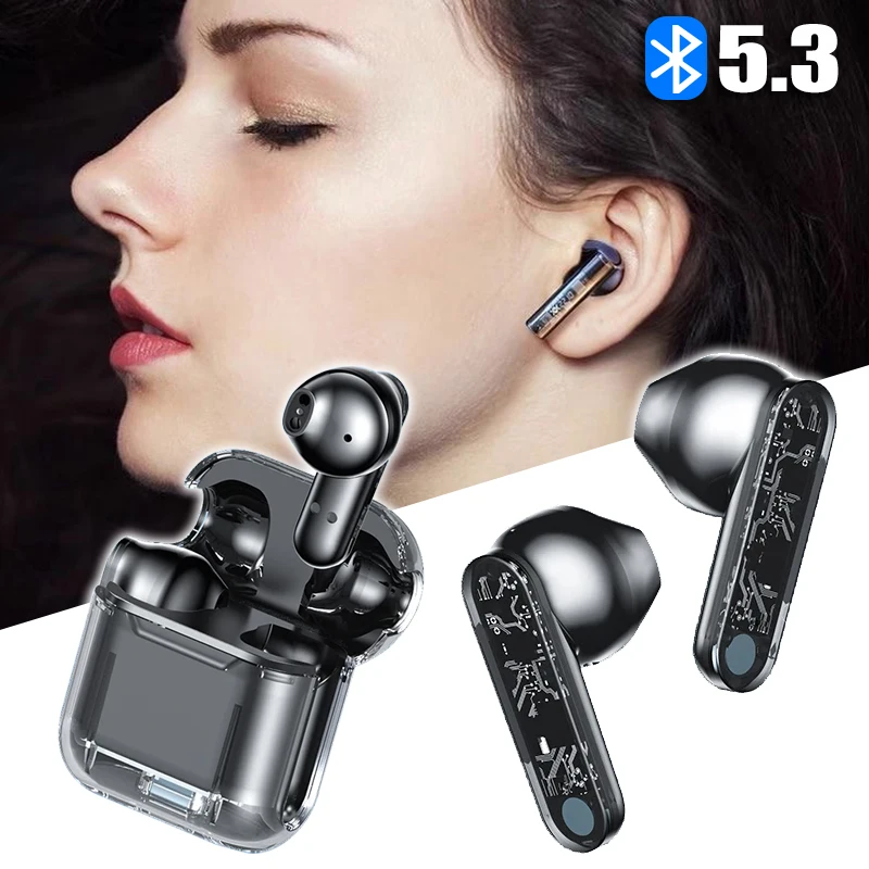Portable Transparent Cabin Gaming Headset No Latency Calling Bluetooth-compatible 5.3 HD Lossless Sound Wireless Headphones
Portable Transparent Cabin Gaming Headset No Latency Calling Bluetooth-compatible 5.3 HD Lossless Sound Wireless Headphones