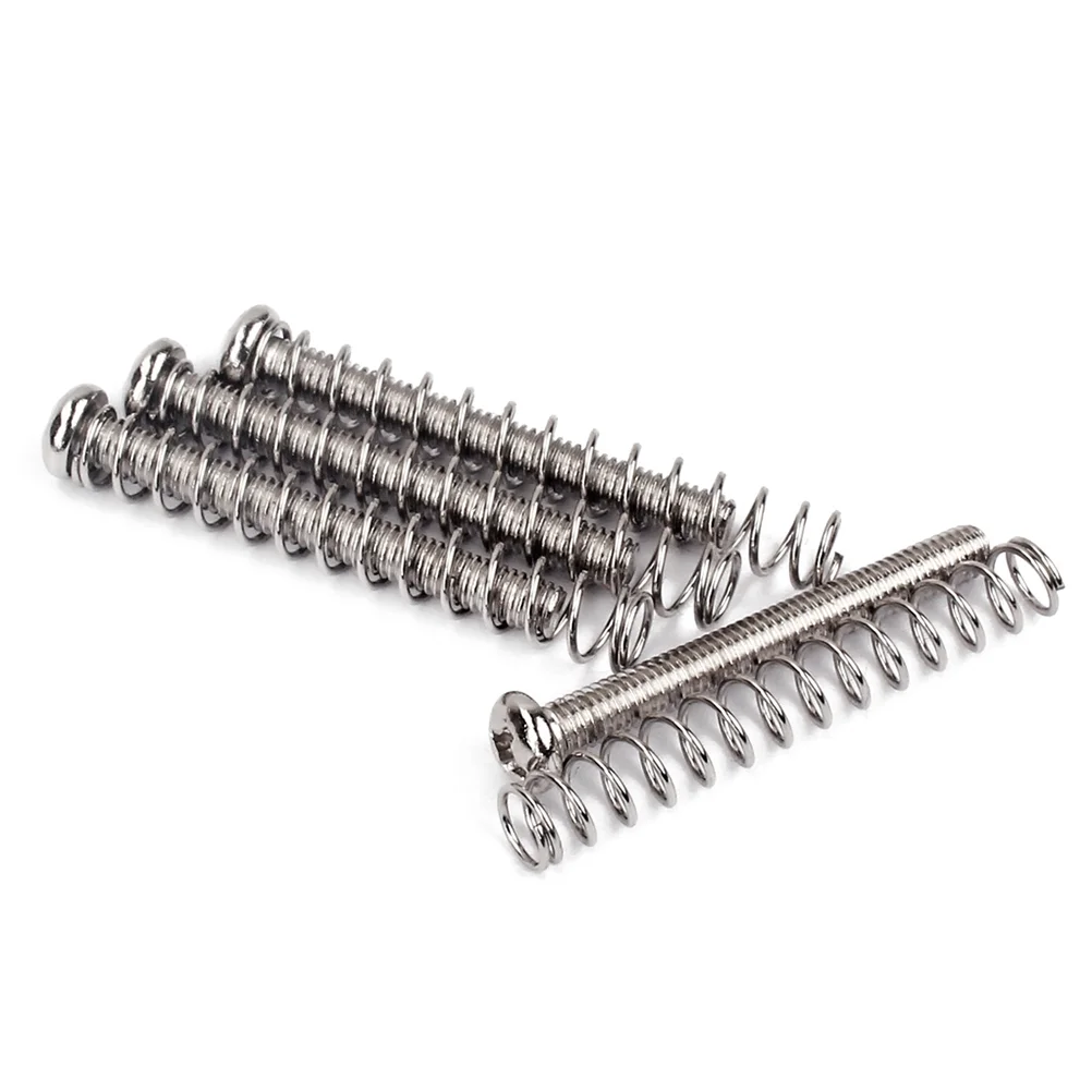 

Humbucker Pickup Screws Springs Kit Ring Surround Mounting Guitar Parts Accessories