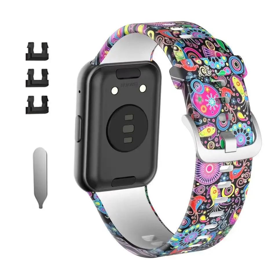 Color silicone strap for Huawei Watch Fit smart watch replacement wristband for Huawei Fit strap Accessories
Color silicone strap for Huawei Watch Fit smart watch replacement wristband for Huawei Fit strap Accessories