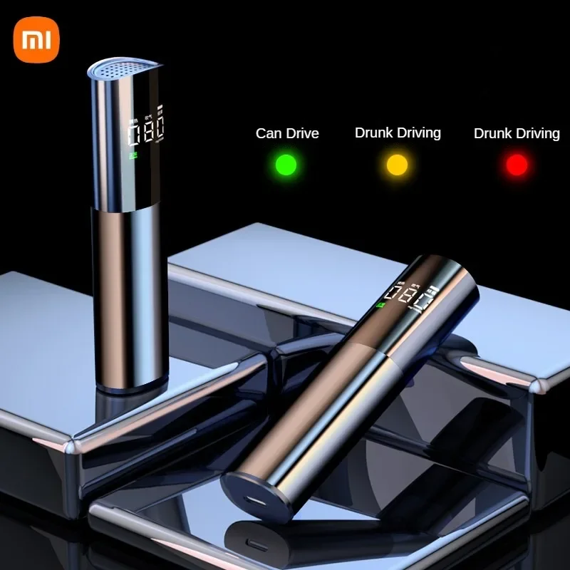 Xiaomi Aluminum Alloy Alcohol Tester Automatic Detector Blow Type Detector LED Display Portable Rechargeable Breath Alcohol Test
Xiaomi Aluminum Alloy Alcohol Tester Automatic Detector Blow Type Detector LED Display Portable Rechargeable Breath Alcohol Test