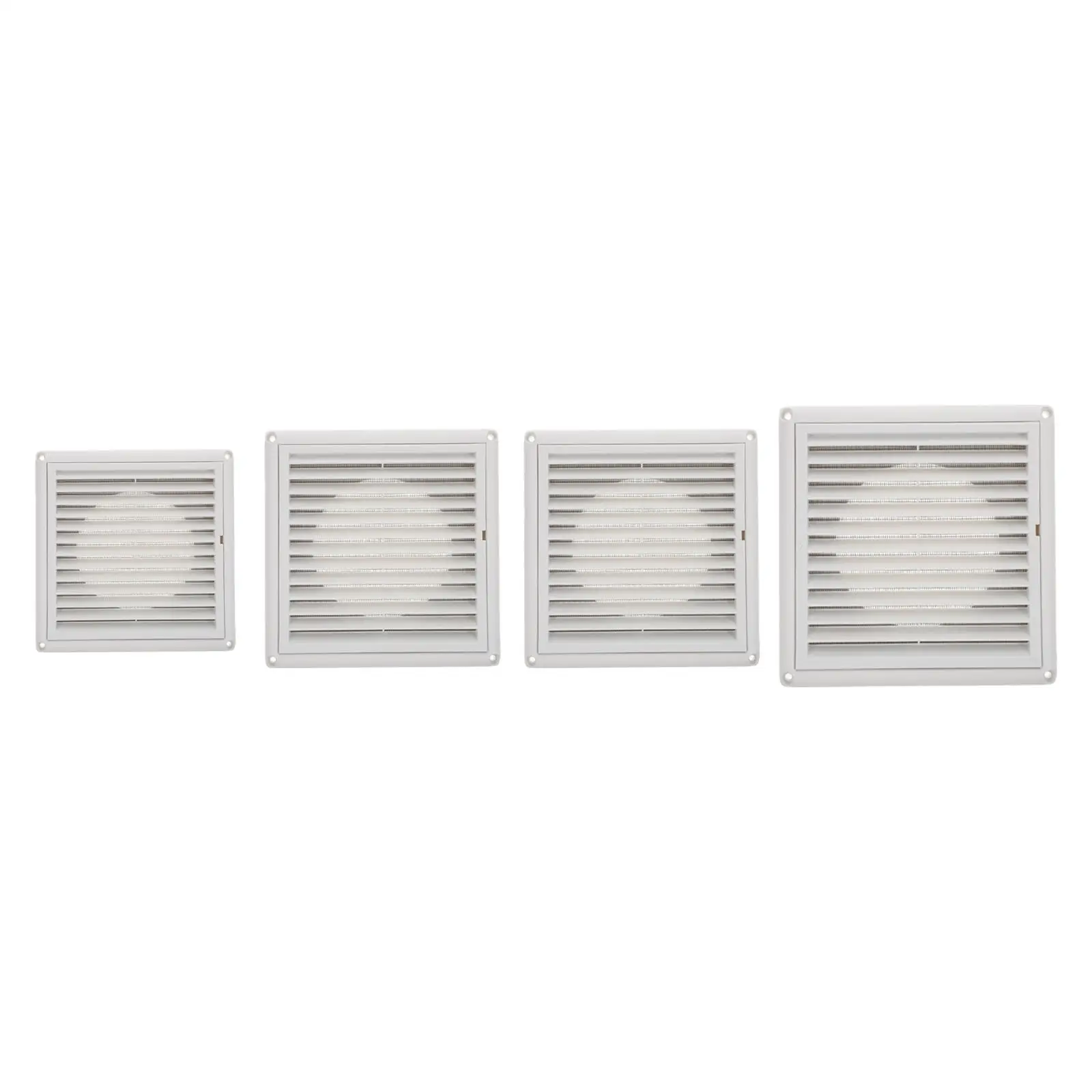 

Vent Cover Grille Louvers Covers Rustproof ,Durable Wall Vent White Air Vent Deflector Vent Return Grill for Home Bathroom