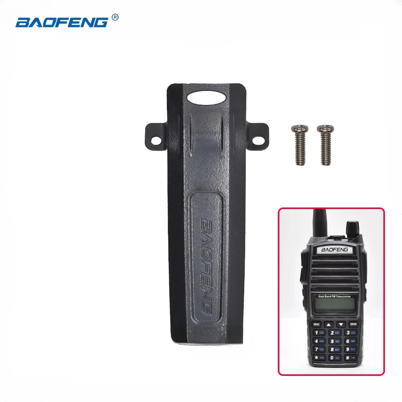 

2024 Original Baofeng UV-82 Belt Clip UV82 Screw Clamp Mini Parts two way Radio Walkie Talkie UV 82 UV8D 82HP 82HX Accessories