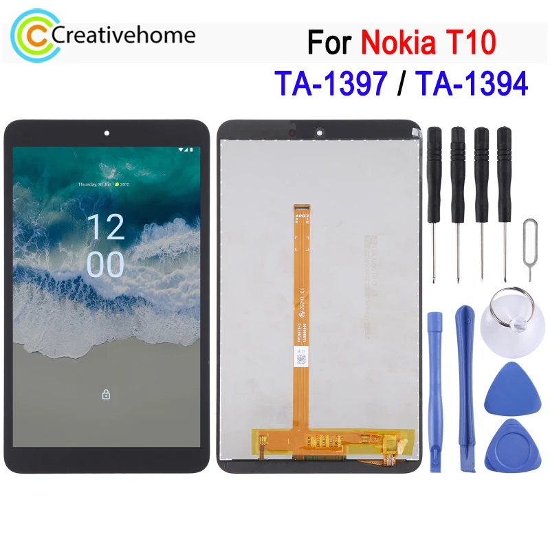 

8 Inch LCD Screen For Nokia T10 TA-1397 TA-1394 Tablet Display and Digitizer Full Assembly Replacement Repair Part