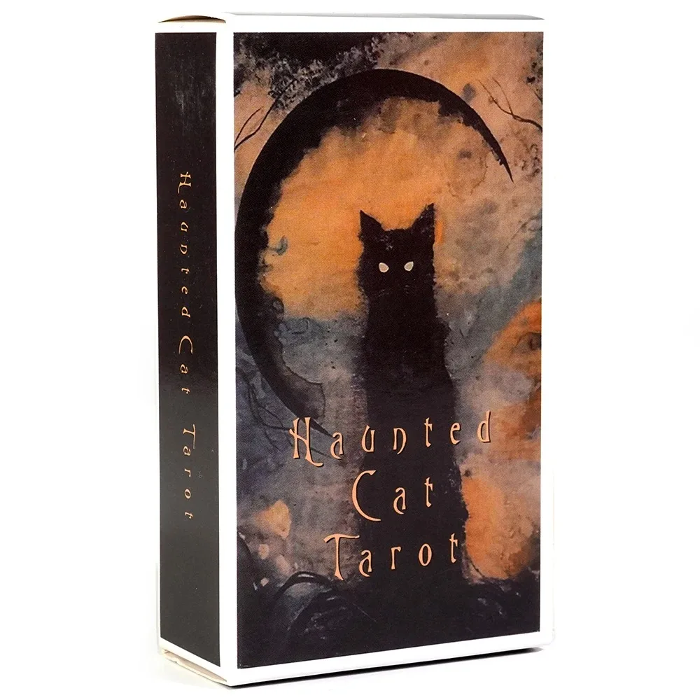 New 78pcs Cards Deck Haudted Cat Tarot Board Game Deck Fortune Telling Family Party Guide Versions Edition
New 78pcs Cards Deck Haudted Cat Tarot Board Game Deck Fortune Telling Family Party Guide Versions Edition