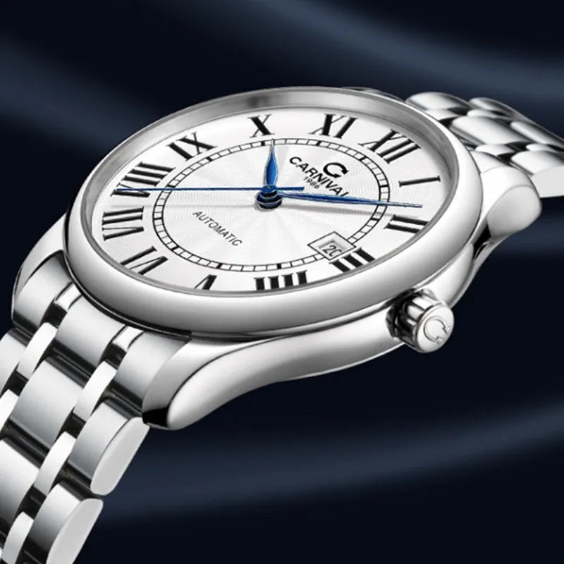 

Reloj Hombre CARNIVAL Mechanical Business Watch for Men Brand Luxury Sapphire Automatic Wrist Watch 30m Waterproof Montre Homme