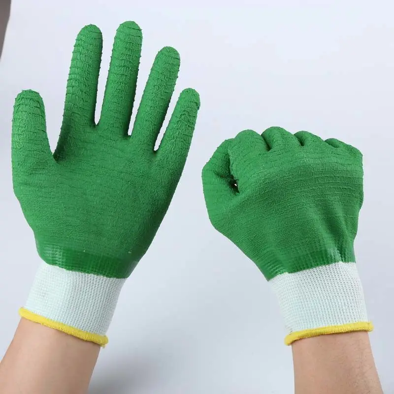 2Pairs double-sided rubber gloves labor insurance wear-resisting wavy grain waterproof non-slip oil working gloves
2Pairs double-sided rubber gloves labor insurance wear-resisting wavy grain waterproof non-slip oil working gloves