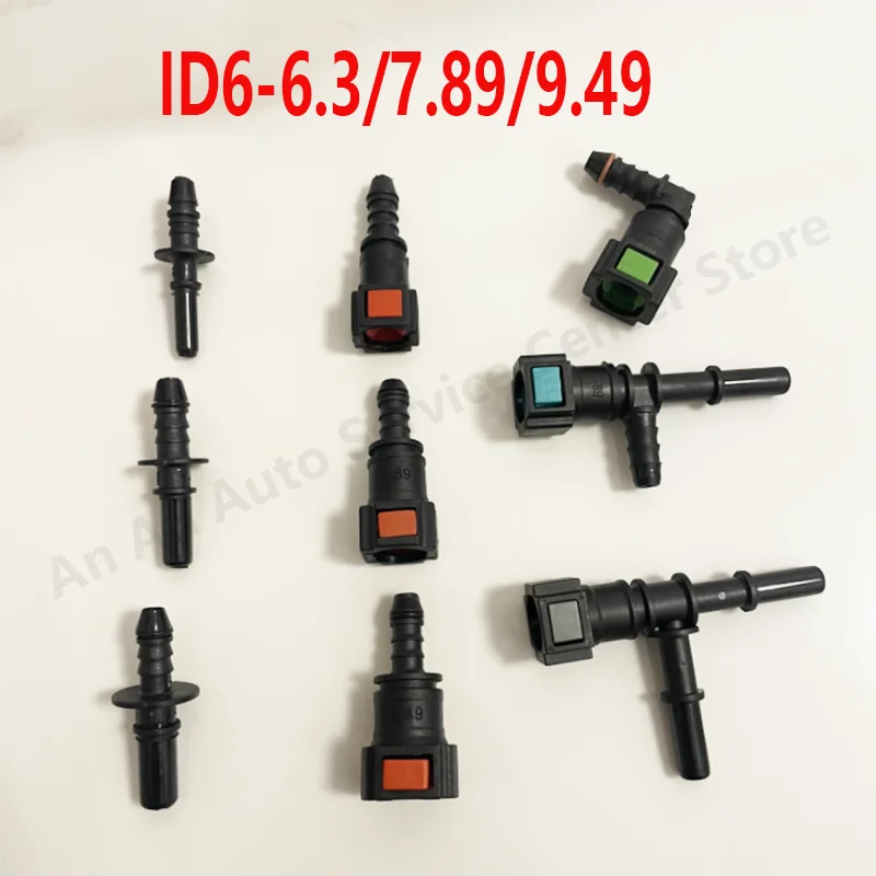 

Car Fuel Line Coupler Hose Quick Connect ID6 6.3 7.89 9.49 Rubber Nylon Oil Line Pipe Adapter Disconnect Release Hose Connector