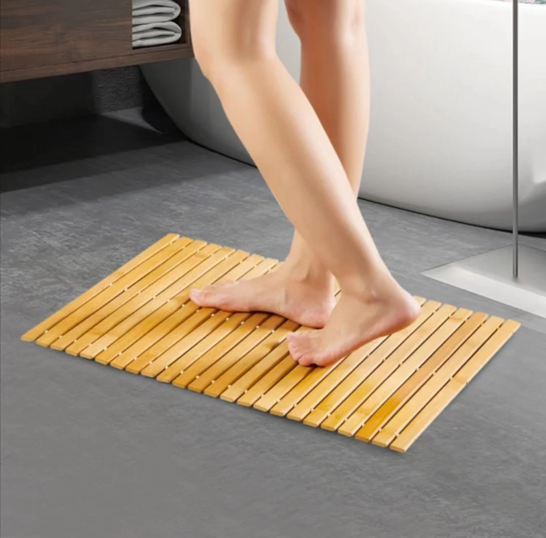 Hand-woven bamboo mat kitchen bathroom door mat with waterproof and non-slip bamboo floor mat bamboo carpet
Hand-woven bamboo mat kitchen bathroom door mat with waterproof and non-slip bamboo floor mat bamboo carpet