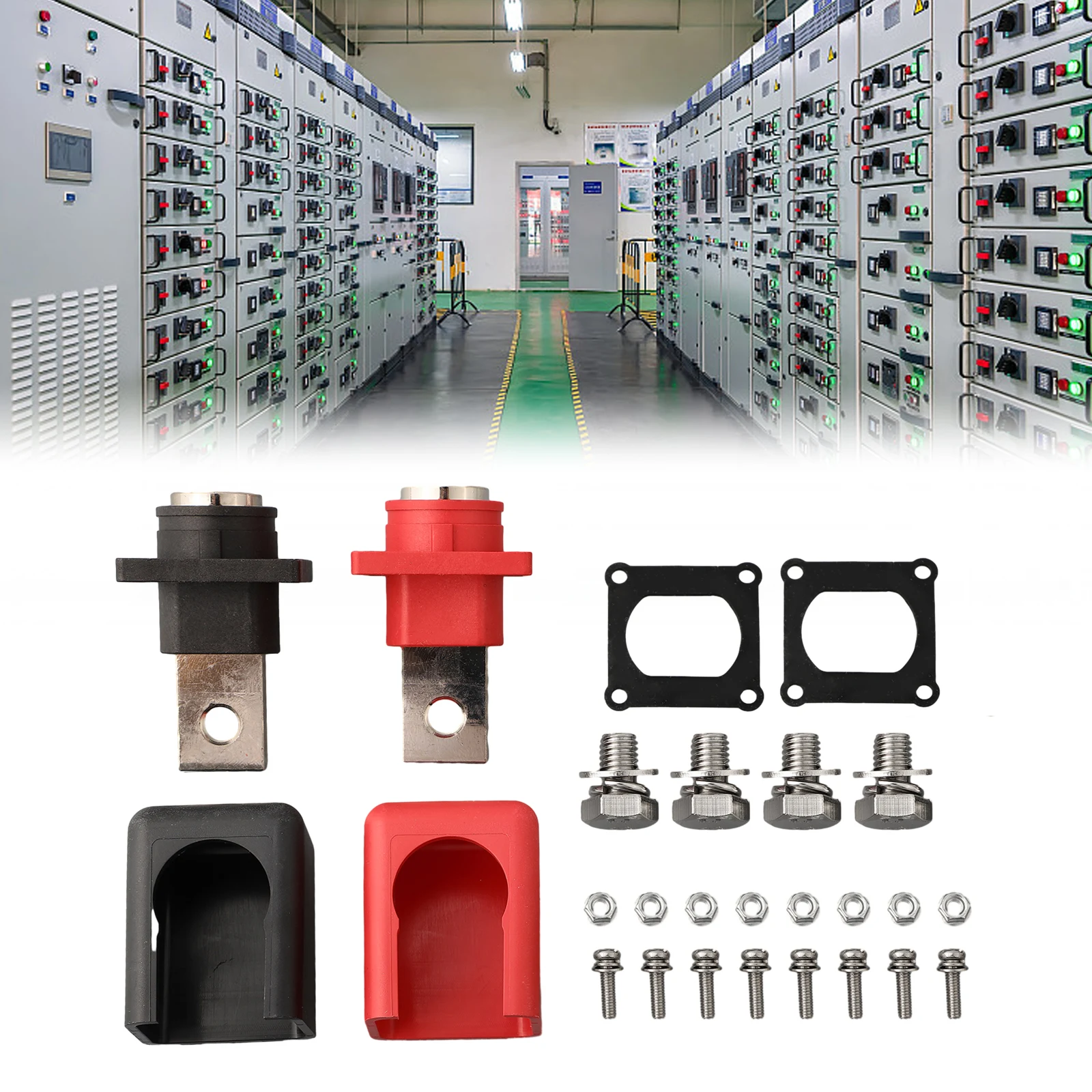 2X Battery Terminals for Lithium Battery Copper Connectors with Click On Cover Wear Resistant and Anti Oxidation
2X Battery Terminals for Lithium Battery Copper Connectors with Click On Cover Wear Resistant and Anti Oxidation