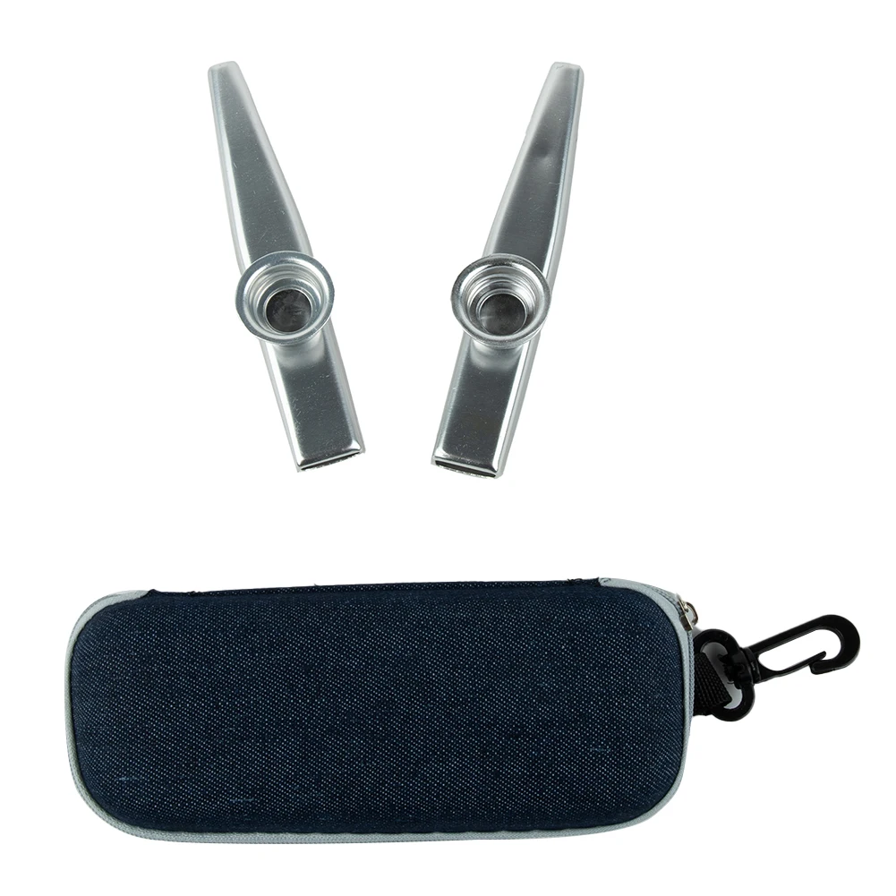 2 Pcs Metal Kazoo Mouth Flute With Storage Bag For Kids Gift Musical Instrument For Kids, Adults, Beginners, Professionals, Musi
2 Pcs Metal Kazoo Mouth Flute With Storage Bag For Kids Gift Musical Instrument For Kids, Adults, Beginners, Professionals, Musi