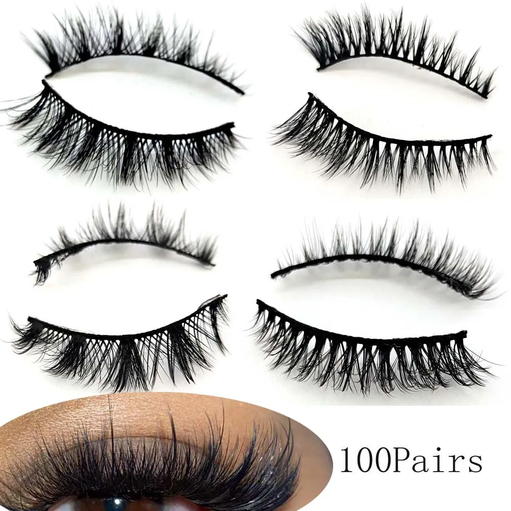 100pairs False Eyelashes 3D Mink Natural Realistic Messy End Eye Elongated Thick False Eyelashes False Eyelashes Mink Eyelash
100pairs False Eyelashes 3D Mink Natural Realistic Messy End Eye Elongated Thick False Eyelashes False Eyelashes Mink Eyelash