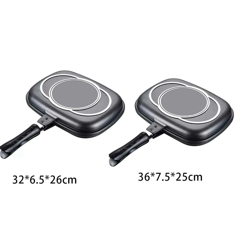 32Cm Double Sided Grill Pan Durable Baking Tray Frying Pan Non Stick Pots Kitchen Cooking Tool For Home Camping
32Cm Double Sided Grill Pan Durable Baking Tray Frying Pan Non Stick Pots Kitchen Cooking Tool For Home Camping