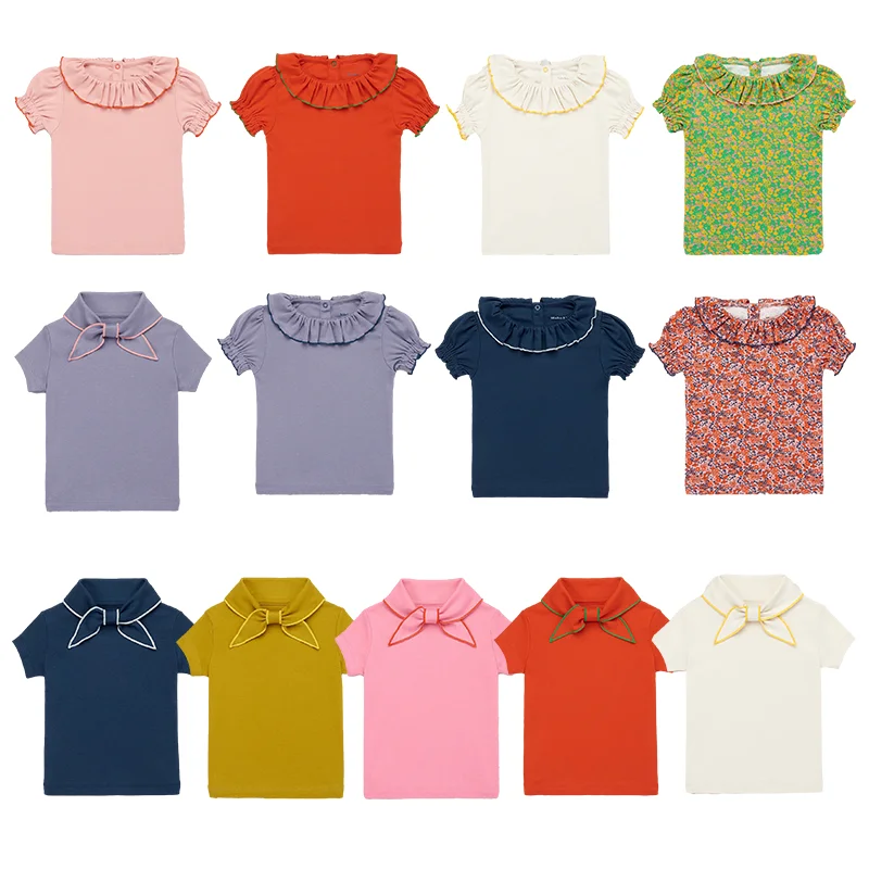 Children's Clothes 2024 Summer New MP Series Boys and Girls Bow T-shirts Baby Floral Puff Sleeve Clothes
Children's Clothes 2024 Summer New MP Series Boys and Girls Bow T-shirts Baby Floral Puff Sleeve Clothes