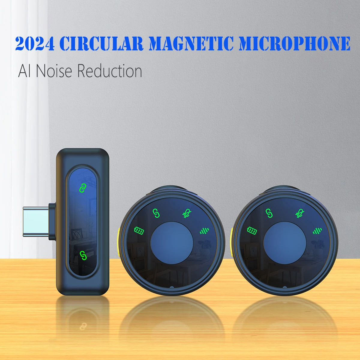 Magnetic Suction Back Clip Wireless Microphone USB-C/iOS Circular Button Lavalier Microphone For Shooting Live Video Recording
Magnetic Suction Back Clip Wireless Microphone USB-C/iOS Circular Button Lavalier Microphone For Shooting Live Video Recording