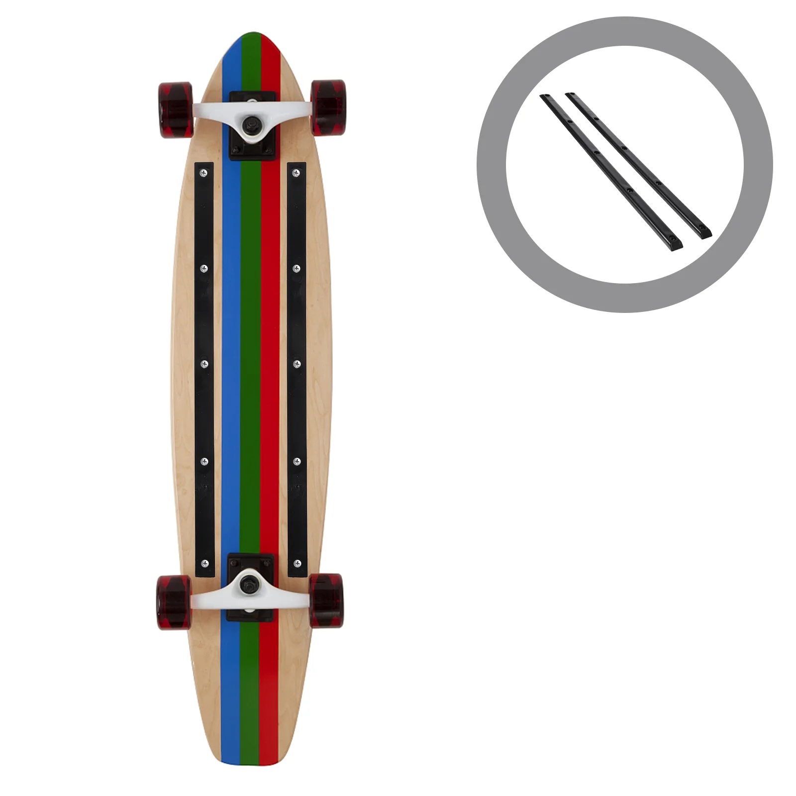 2 Pcs Skateboard Bumper Anti-collision Rib Bone Rail Accessories Pro Parts Wear-resistant Plastic Strip Professional Longboard
2 Pcs Skateboard Bumper Anti-collision Rib Bone Rail Accessories Pro Parts Wear-resistant Plastic Strip Professional Longboard